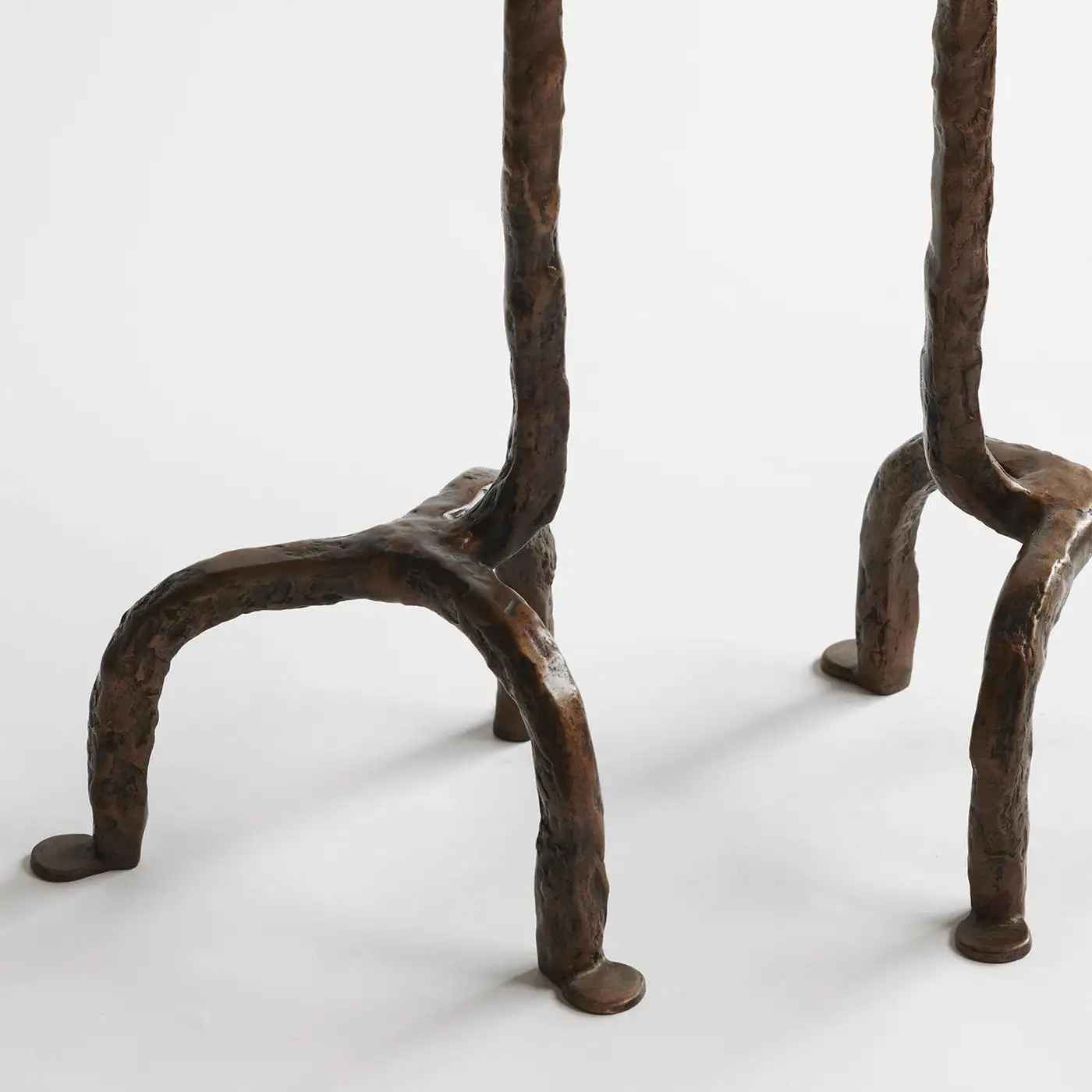 Swan Cast bronze and Marquinha marble modular Side Table by Matlight Milano - Image 5