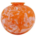 Daum Rare Large French Art Deco Marmorean Vase, Late 1920s