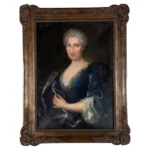A Portrait Of A Lady Of Quality, Oil On Canvas, 18th Century