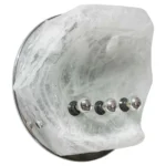 A 1970s XL Opalescent ICEBERG Murano Glass Floor/wall Lamp