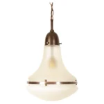 Austrian Beaded Glas Flower Lead Crystal Lantern, Rupert Nikoll, Austria 1950s