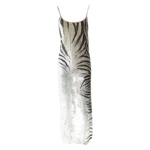 S/S 1999 Roberto Cavalli Sheer Zebra Slip Dress