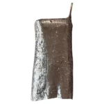 S/S 1998 Gucci by Tom Ford silver sequin mini dress
