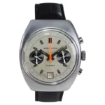 Breitling Stainless Steel Tonneau Shape Chronograph Watch