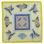 Hermès Metamorphose d'un carre Silk Scarf Karen Petrossian